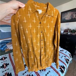 RVCA Golden Cross Pattern Shirt Men’s XS